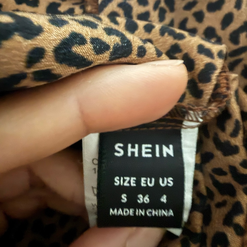 SHEIN Elegant Brown Midi Dress - Picture 6 of 7